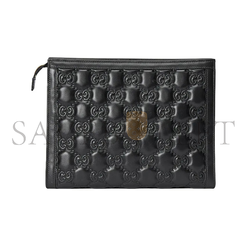 Gvc*1 gg matelassÉ leather pouch 723780 (10*7.5*2cm)